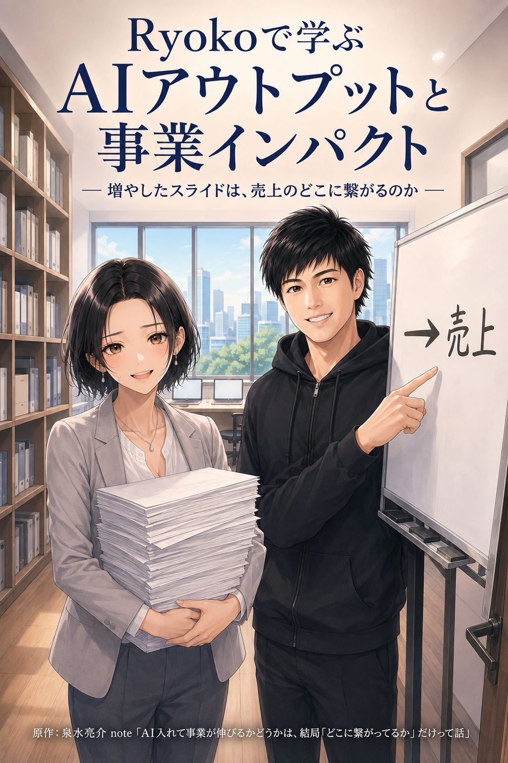 Ryokoで学ぶ AIアウトプットと事業インパクト 表紙