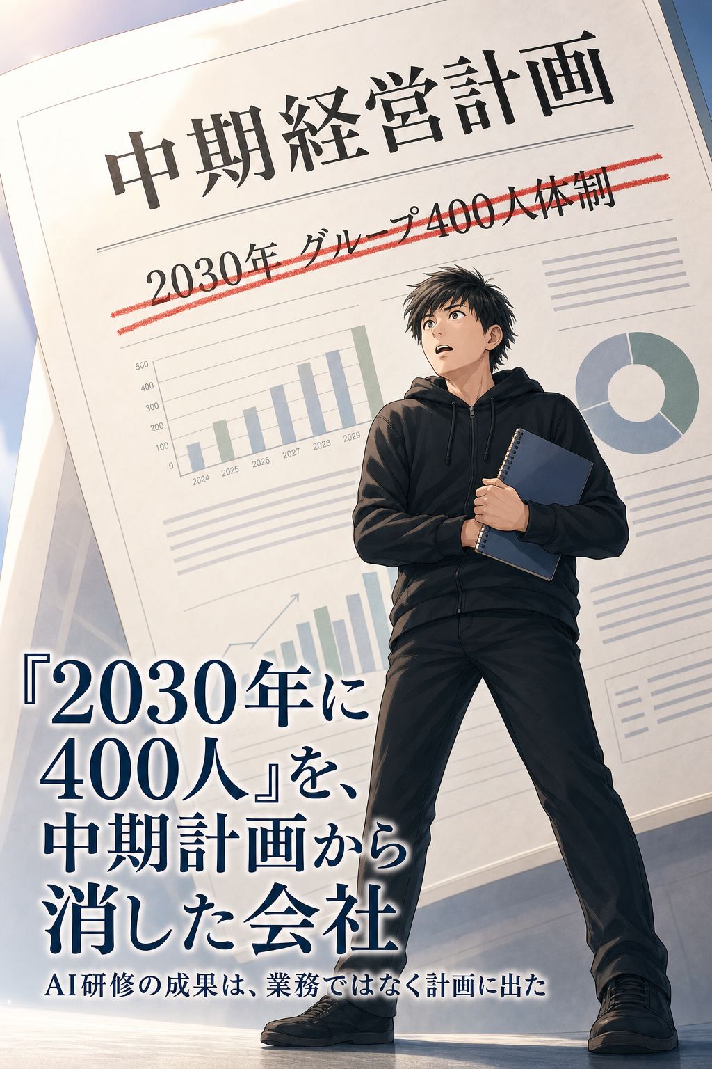 「2030年に400人」を、中期計画から消した会社 表紙