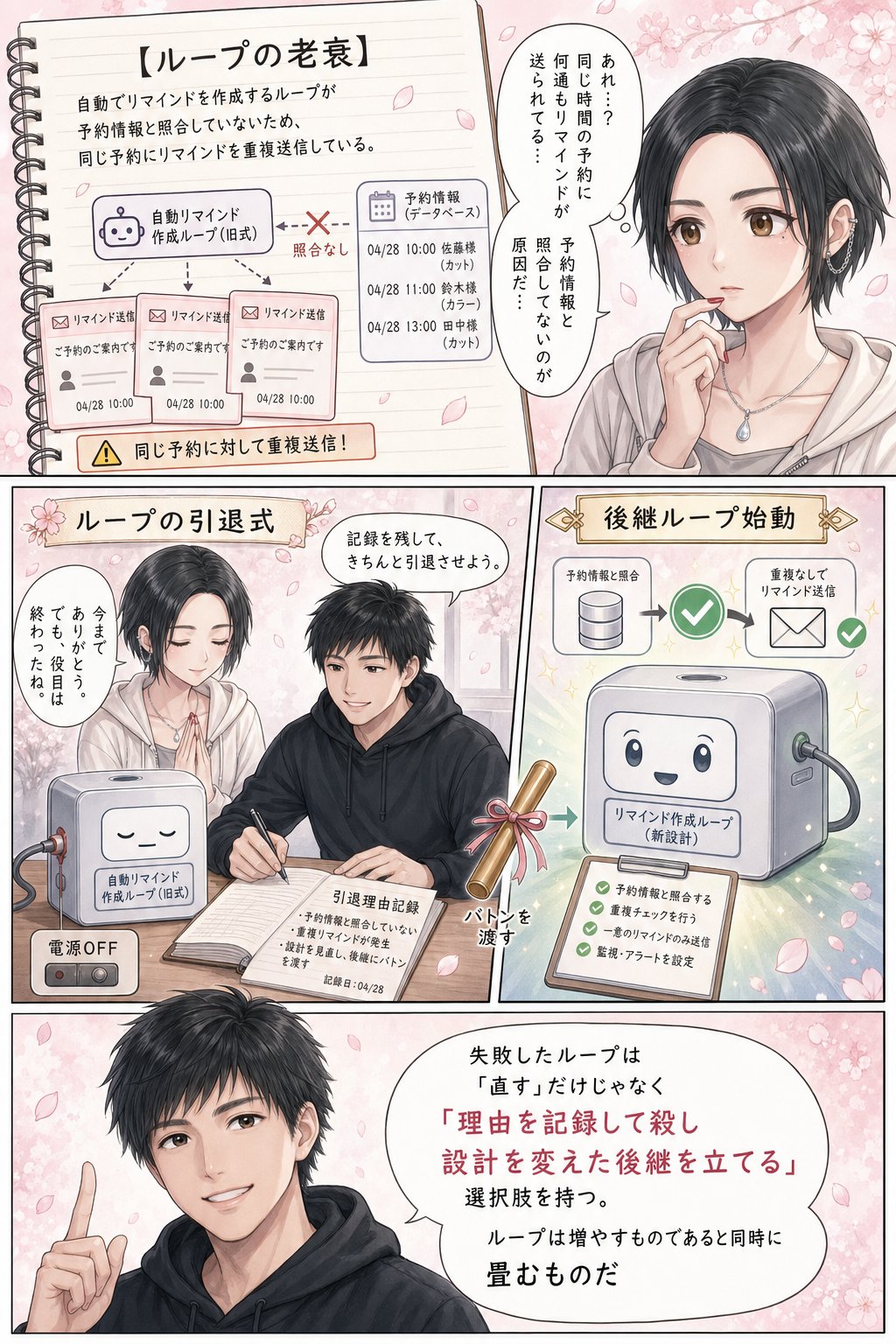 第6章 失敗⑧ ループの引退 p078
