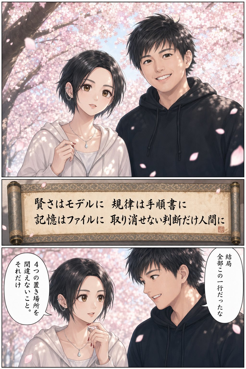 第8章 満開の桜の下 p100