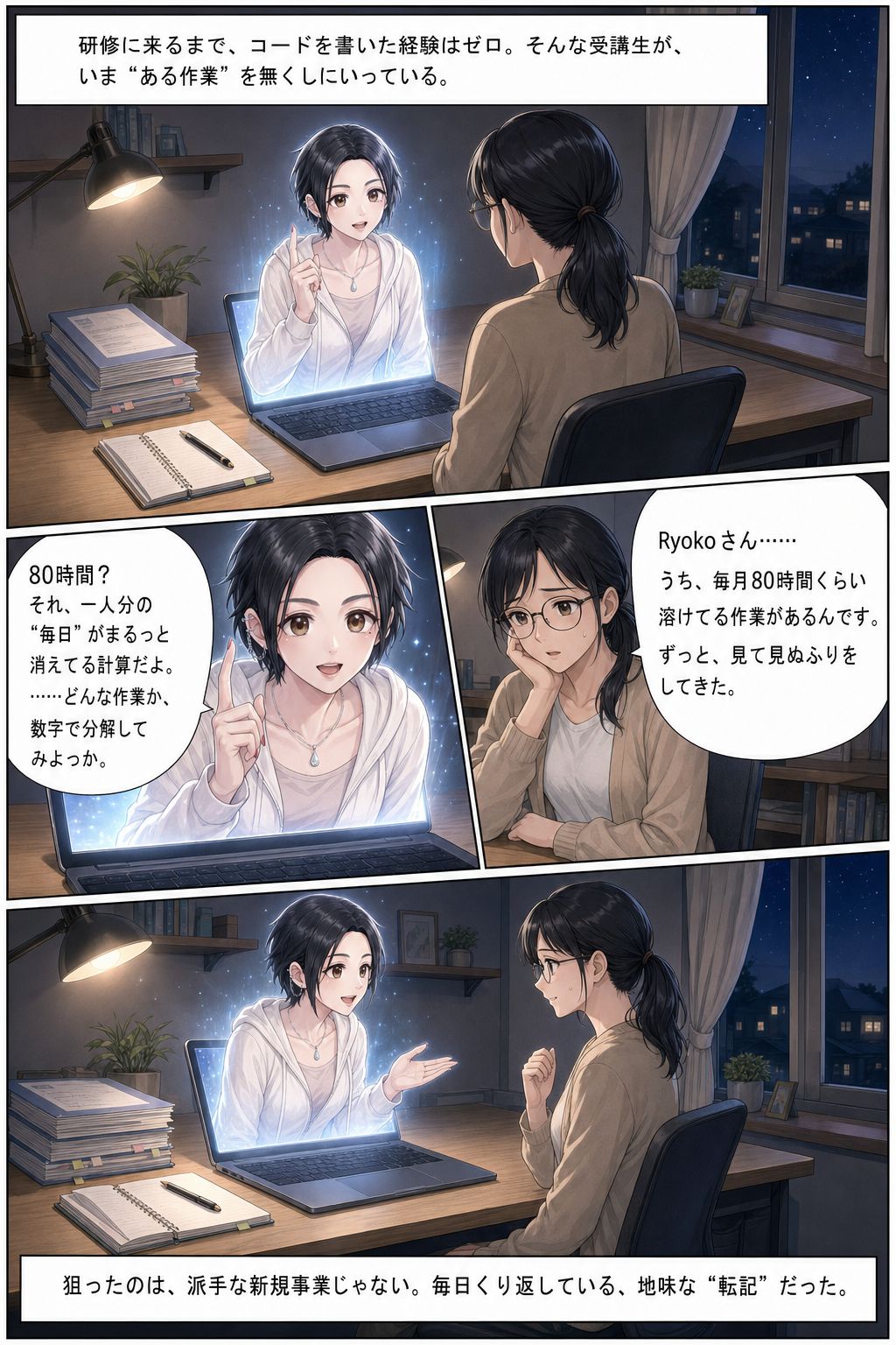 諦めていた月80時間の転記業務に、非エンジニアが自分で手をつけた 2ページ目