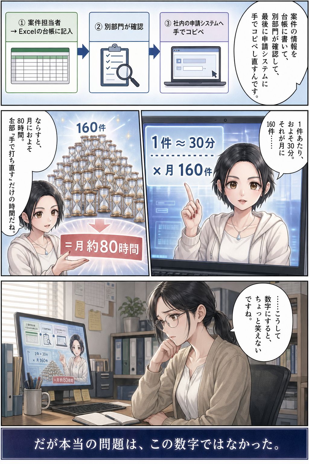 諦めていた月80時間の転記業務に、非エンジニアが自分で手をつけた 3ページ目