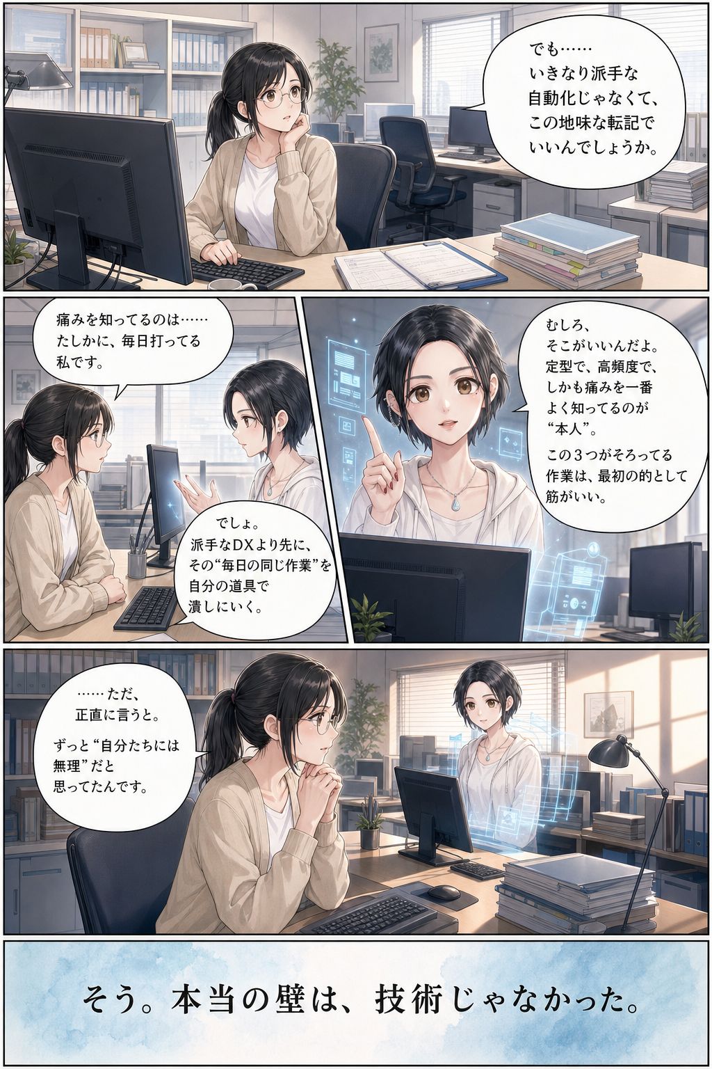 諦めていた月80時間の転記業務に、非エンジニアが自分で手をつけた 4ページ目