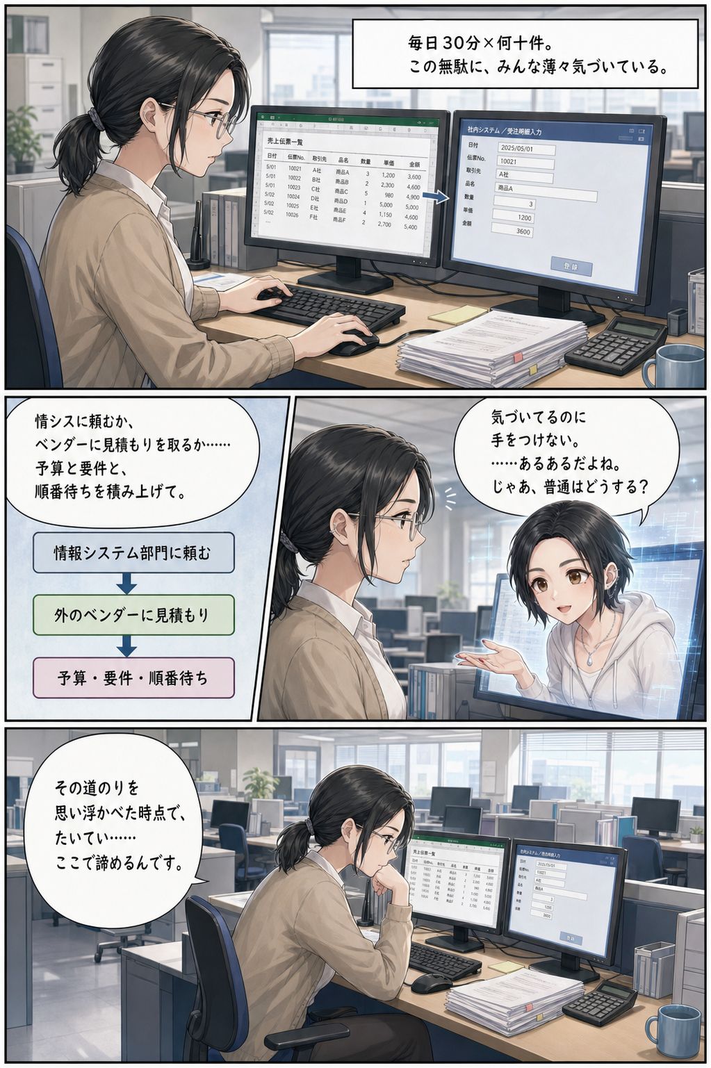諦めていた月80時間の転記業務に、非エンジニアが自分で手をつけた 6ページ目