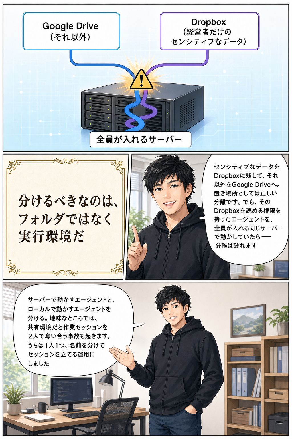 チームでAIエージェントを揃えるなら、切る線は「人」ではなく「役割」だ 19ページ目